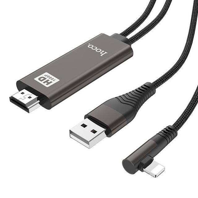 Cáp Chuyển Tivi Hoco UA14 Đầu Lightning Cho Iphone Ipad Dài 2M (PVN919)