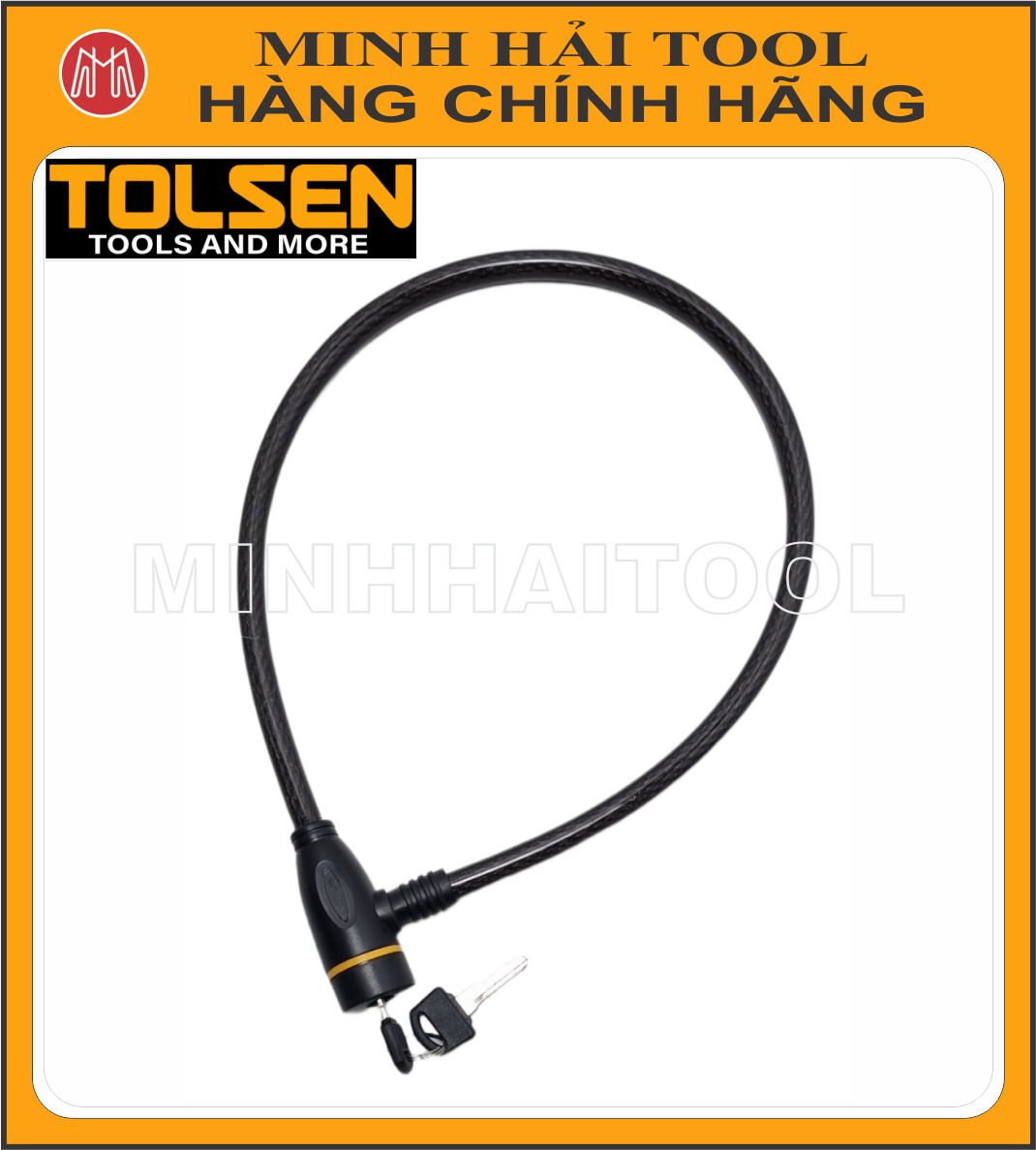TOLSEN – Ổ khóa dây. Model: 55170. Chiều dài dây 800mm
