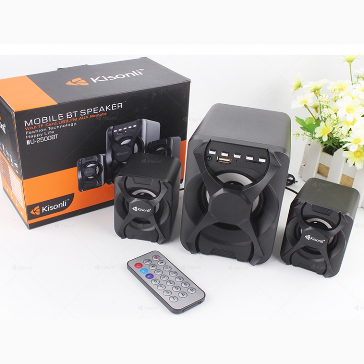 LOA VI TÍNH 2.1 KISONLI U-2500BT CÓ BLUETOOTH