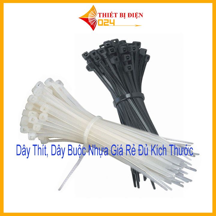Bộ 10 Dây Thít, Dây Buộc 4x200mm