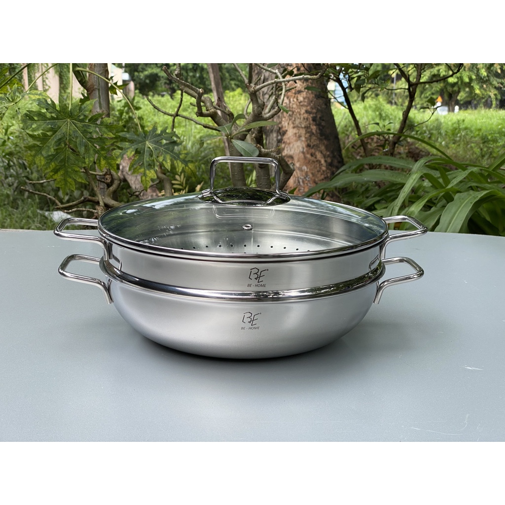 CHẢO HẤP 304 BE HOME 32CM