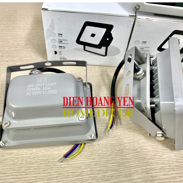 ĐÈN PHA LED 10W ĐỔI MÀU SIÊU ĐẸP (Trắng/Vàng/Dương/Lá/Đỏ/Đổi màu)