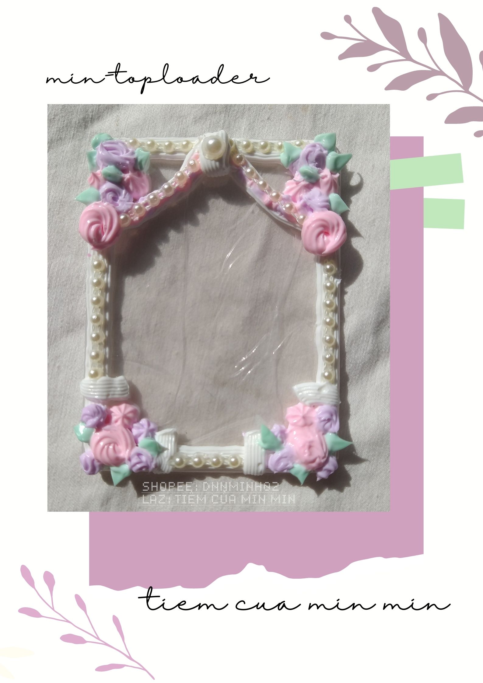 toploader decor handmade kem keo by min_toploader.