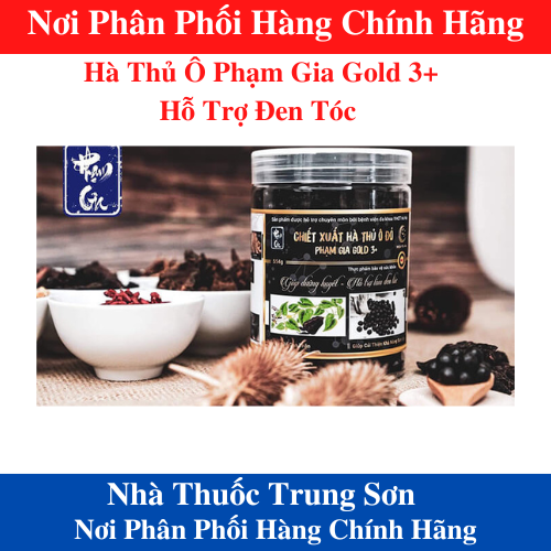 [HCM]Hà Thủ Ô Phạm Gia Gold 3+ ( Hộp 120gr - 554gr )- TS001