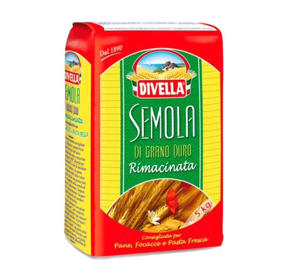 [HCM][30/05/2025] Bột Lúa Mì Chuyên Làm Nui Mì Tươi Semola Divella - 1Kg