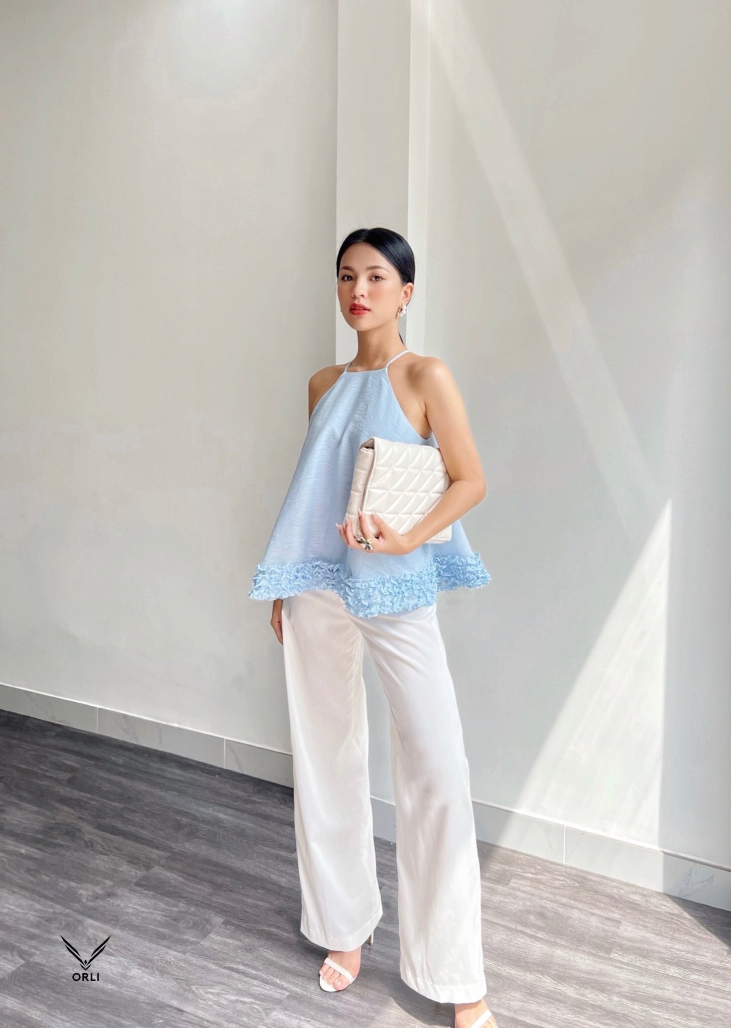 Quần tây trắng, White Trouser - ORLI LABEL