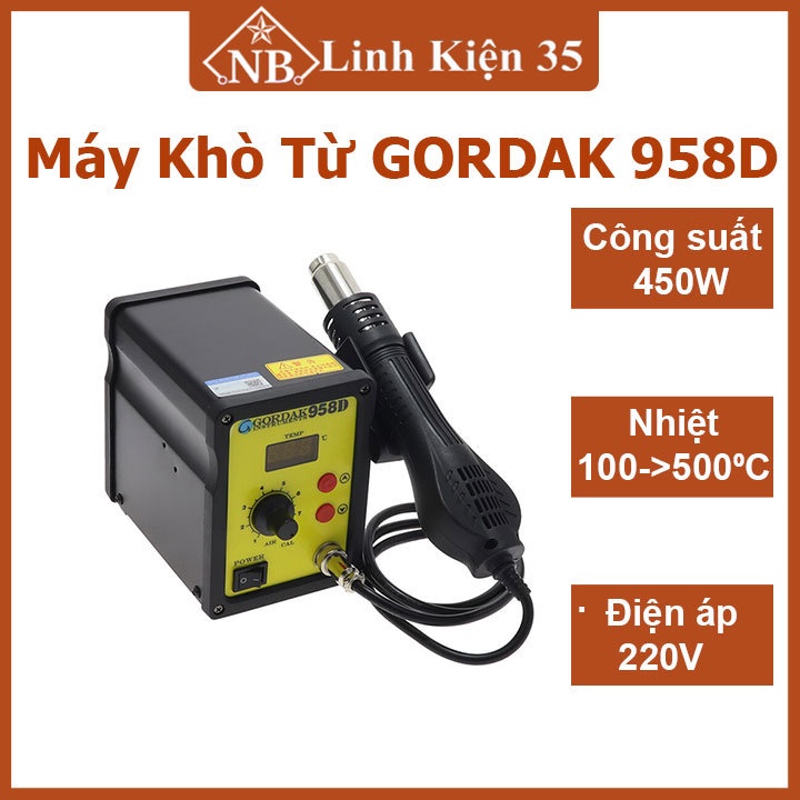 Máy khò từ gordak 958d chất lượng cao