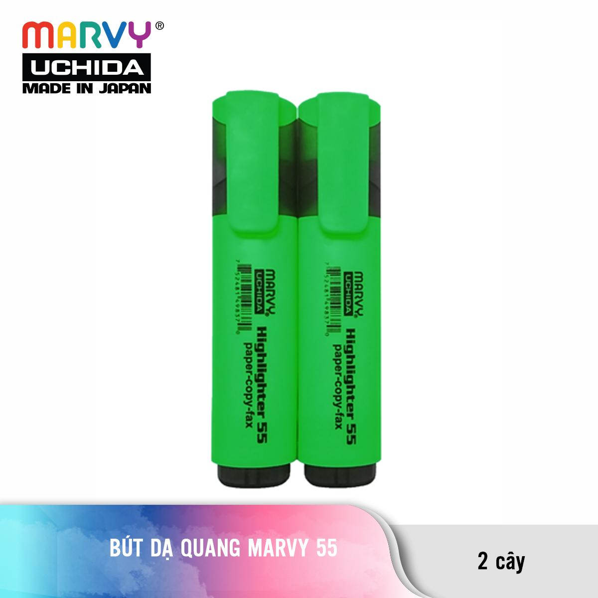 Combo 2 Bút dạ quang MARVY 55