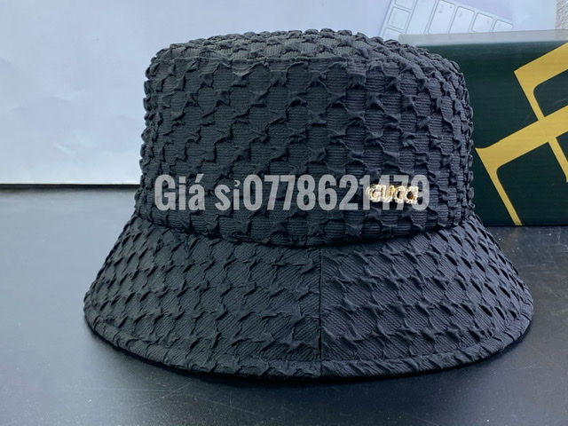 Nón bucket bo xốp 3D - mũ vành hàn quốc đính mạc sắt