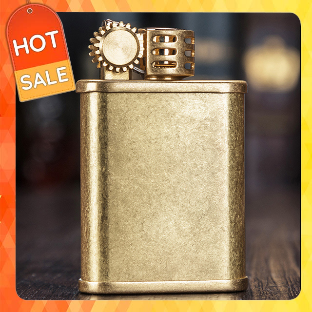 Hộp Quẹt Bật Lửa Xăng Đá Zorro Z-587 Bằng Đồng Nguyên Chất (KHÔNG CHỨA XĂNG GAS)