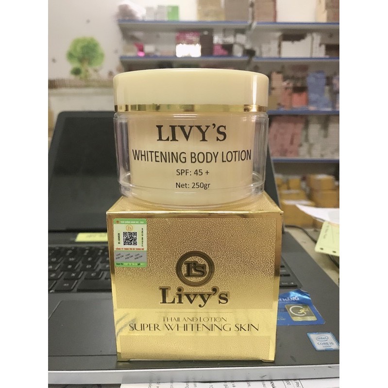 Kem Body Livy's Thái Lan SPF 45+ 250g