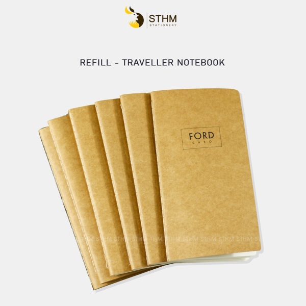 Lõi sổ refill - Traveller notebook -Ruột kraft/Ruột kem - STHM stationery