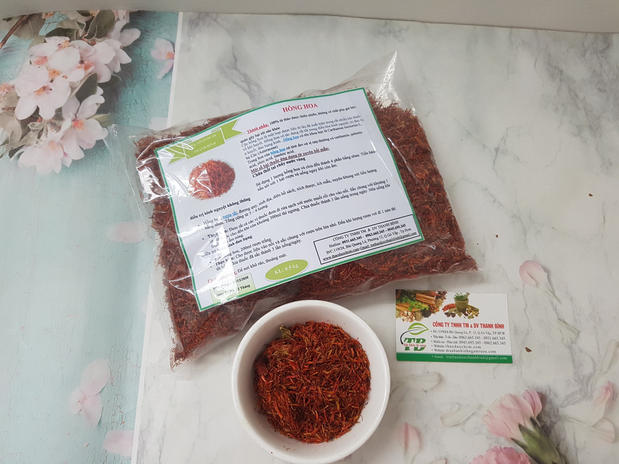 Hồng Hoa 100G - Hàng 100% Tự Nhiên