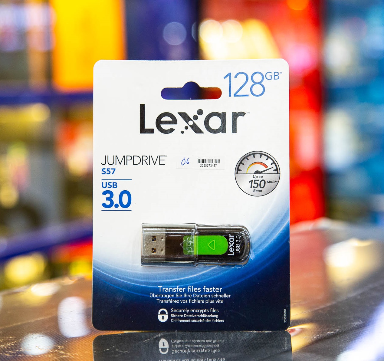 USB LEXAR 128GB S57 3.0 JUMPDRIVE