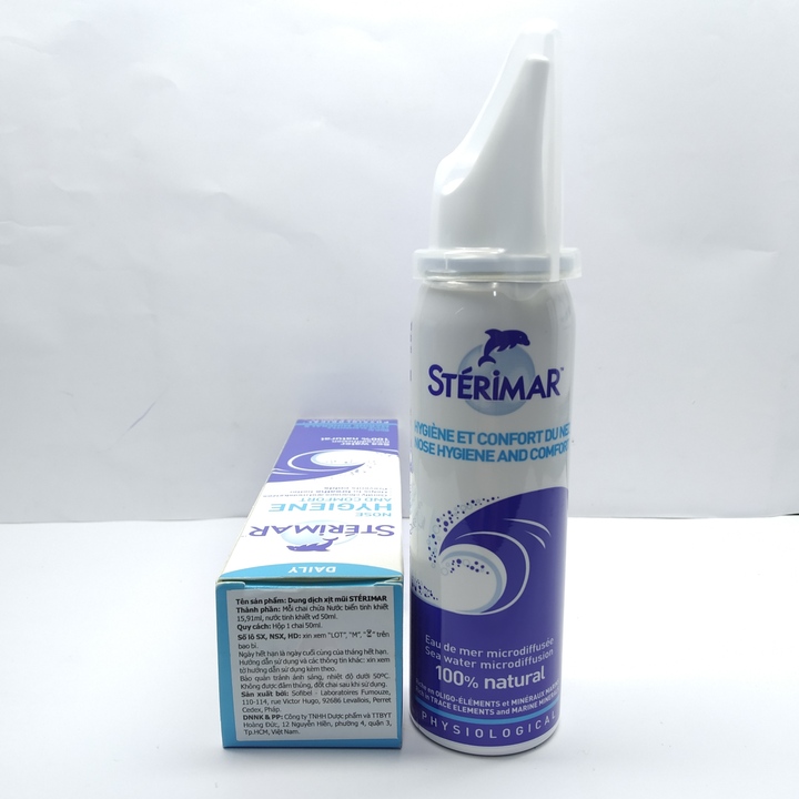 Sterimar xịt muối biển Pháp cho người lớn