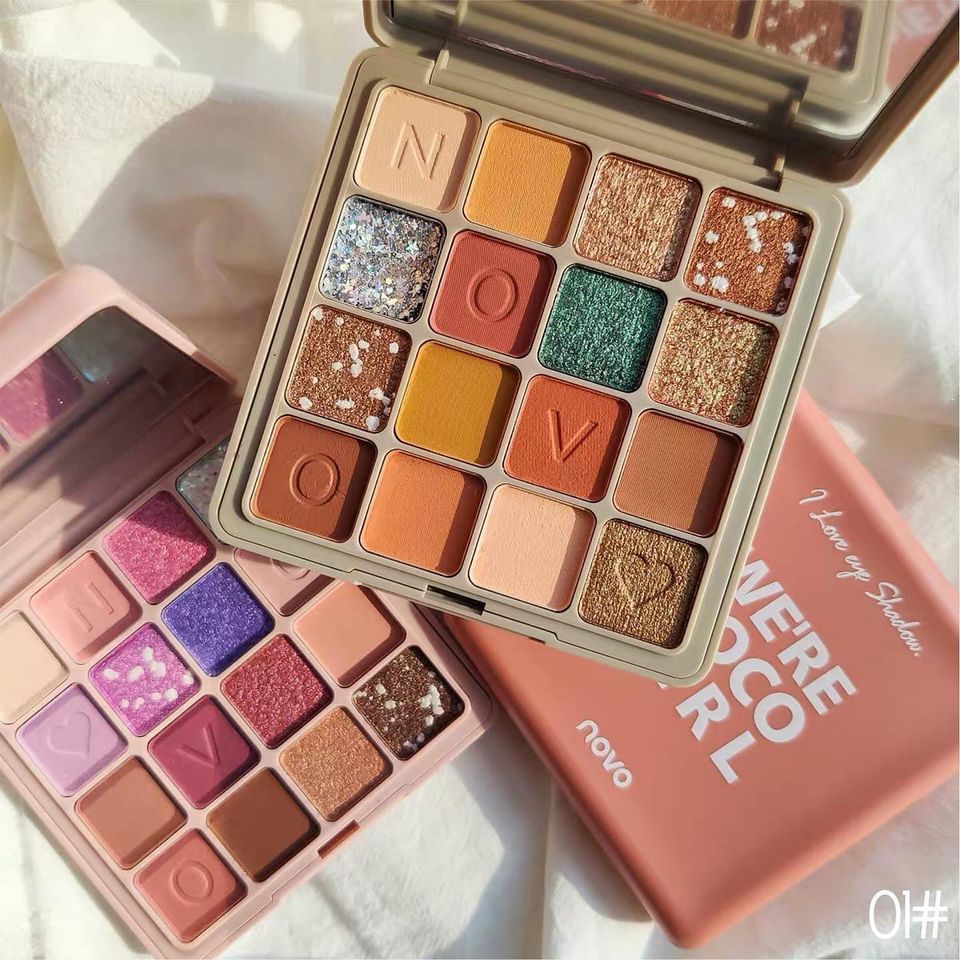 [HCM]Phấn Mắt 16 ô Novo Were Coco Girl