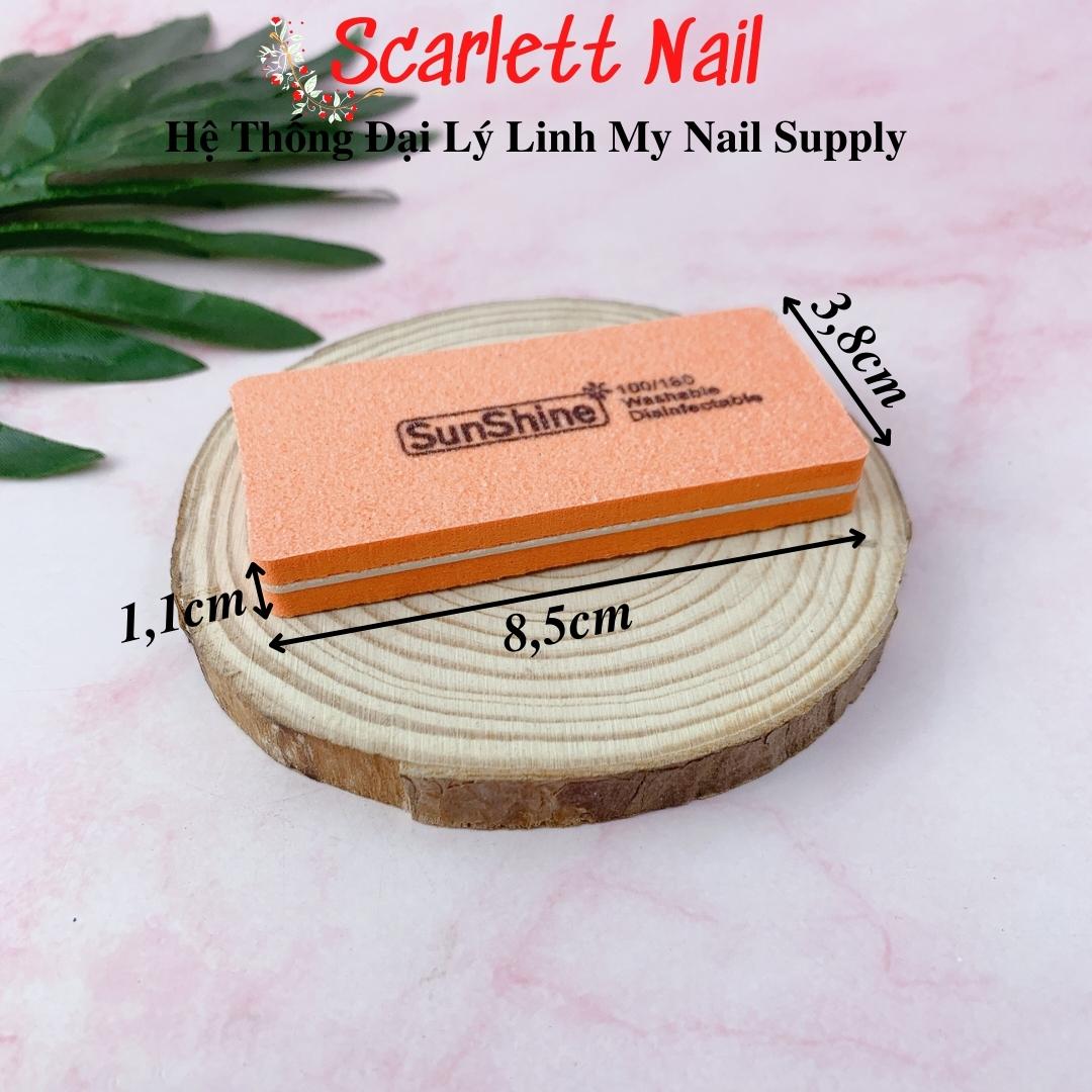 Phao Đánh Bóng Móng Mài Móng Buffer Sunshine Loại Lớn Nhiều Màu