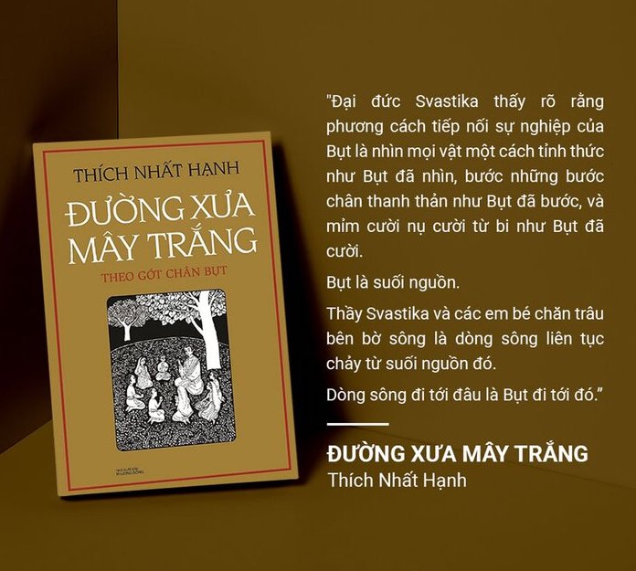 Sách Đường Xưa Mây Trắng (Bìa Cứng) - Thích Nhất Hạnh
