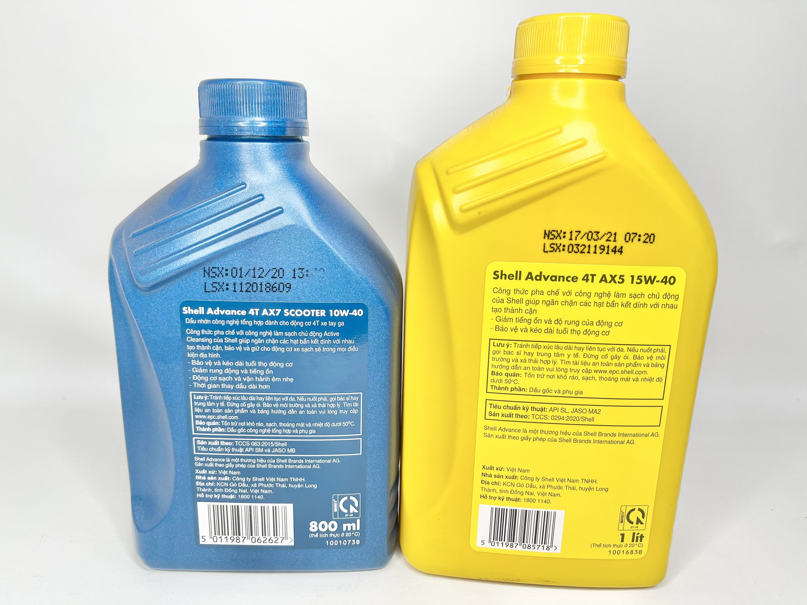 Nhớt Shell Xanh Shell Vàng