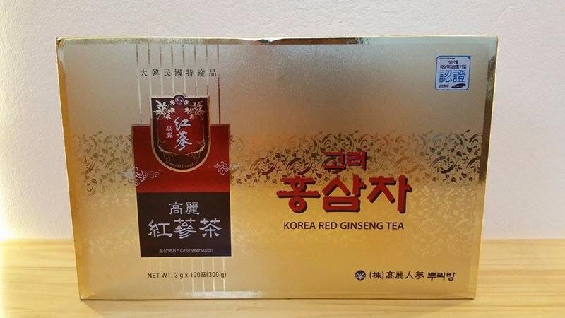 Trà Hồng Sâm Buleebang Korean Red Ginseng Tea (100góix3g)