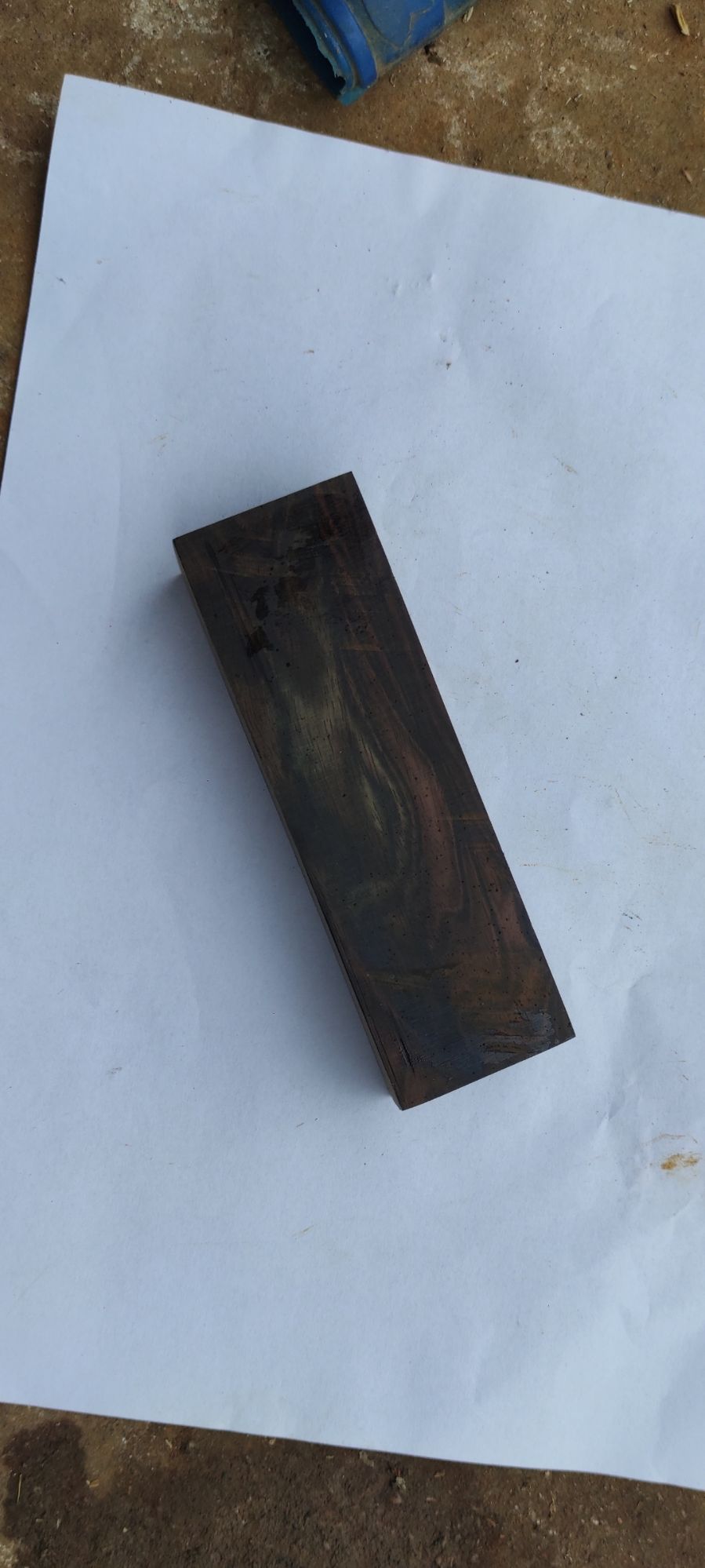 phôi gỗ mun kt 14x4x4cm