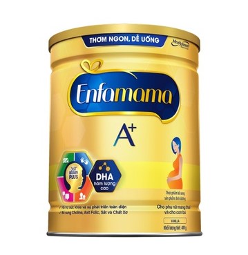Sữa bầu Enfamama Brain Plus - Vị Vanilla