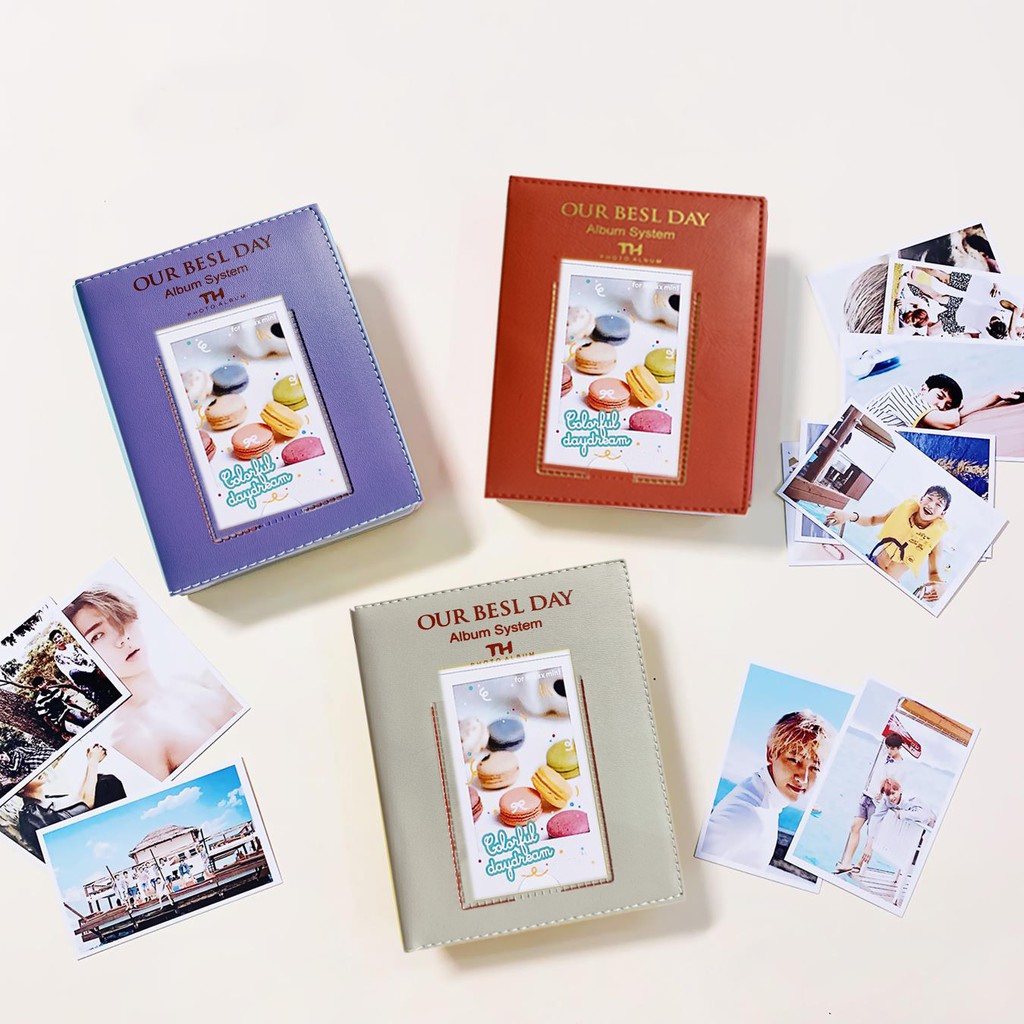 Album ảnh mini instax (65 ảnh) bìa da