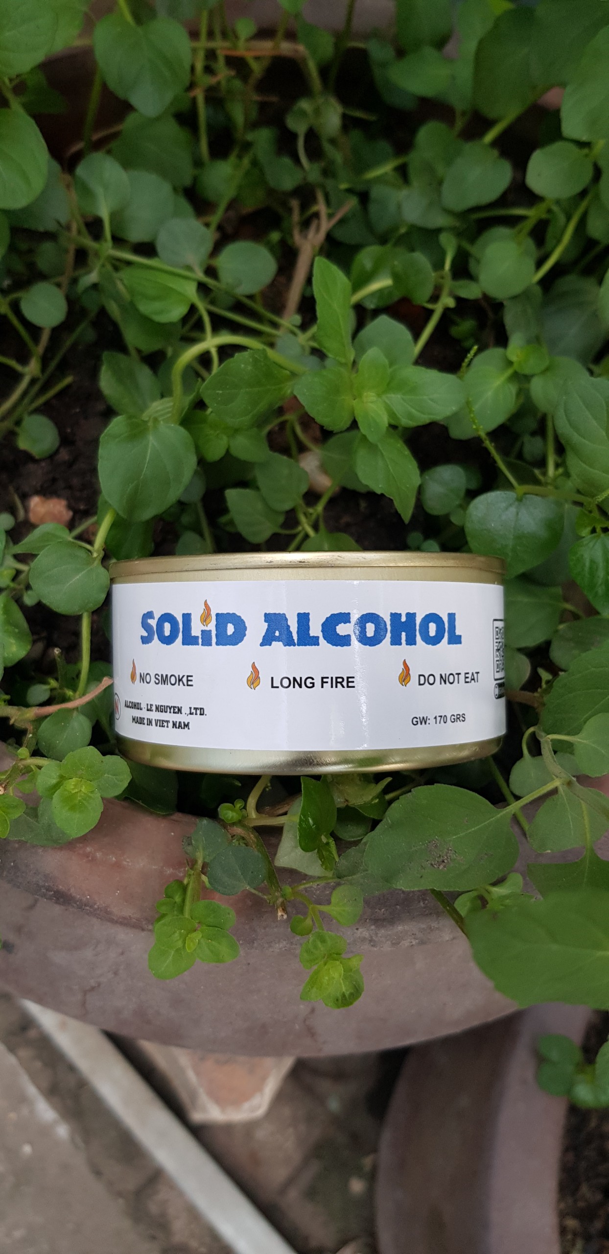 Lon cồn dã ngoại du lịch cắm trại - 170gr/lon