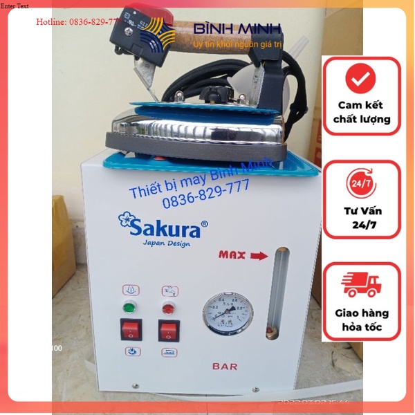 Bộ nồi hơi bàn ủi mini 3KW ( Nồi hơi + Bàn là) ( TẶNG KÈM TẤT LÀ )