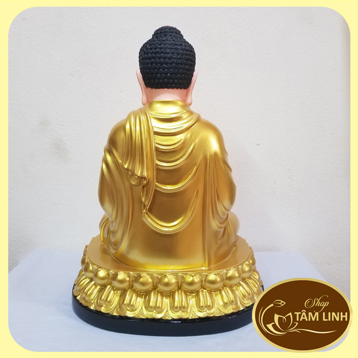 Tượng Phật Bổn Sư Thích Ca Mâu Ni - cao 30cm nhựa composite