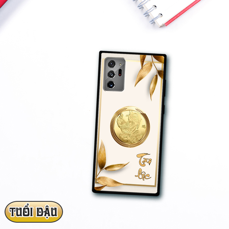 Ốp lưng kính 12 con giáp cho Samsung Galaxy Note 20 Ultra