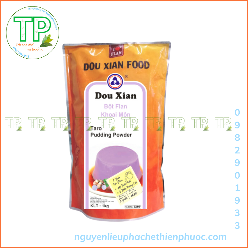 Bột pudding DouXian nhiều vị  - 100g