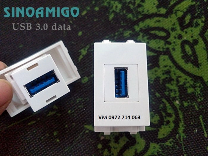 Nhân, Hạt ổ cắm USB 3.0 DATA lắp âm tường
