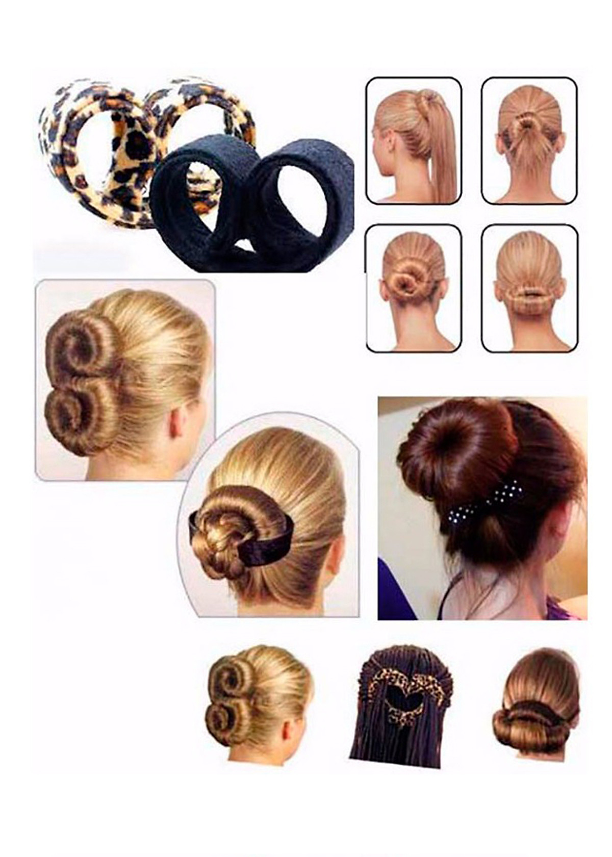 Dụng cụ búi tóc nghệ thuật Spiral Bun MS11