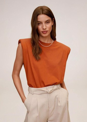 Ảnh thật -  Áo Phông Zara Độn Vai nhiều màu siêu hot hit chất cotton 100% đủ các màu nâu, đen, trắng, cam