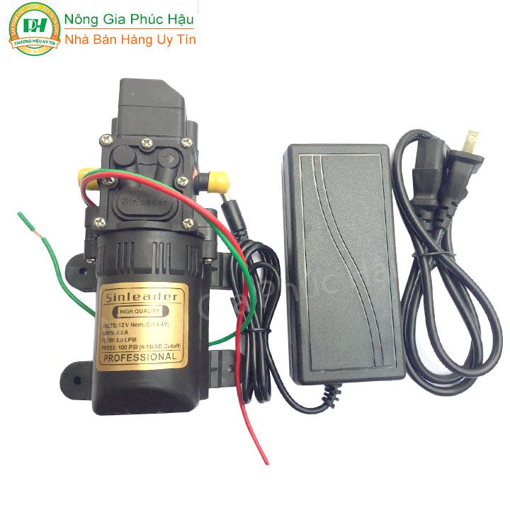 [HCM]máy bơm sinleader 12v + adapter 12v 6a