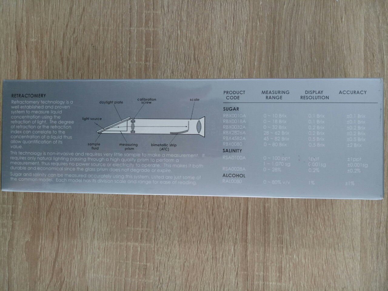 Khúc xạ kế đo độ cồn 0-80% Trans Instruments