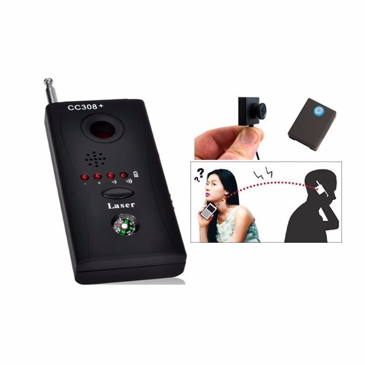 Thiết bị phát hiện camera và máy ghi âm CC308+