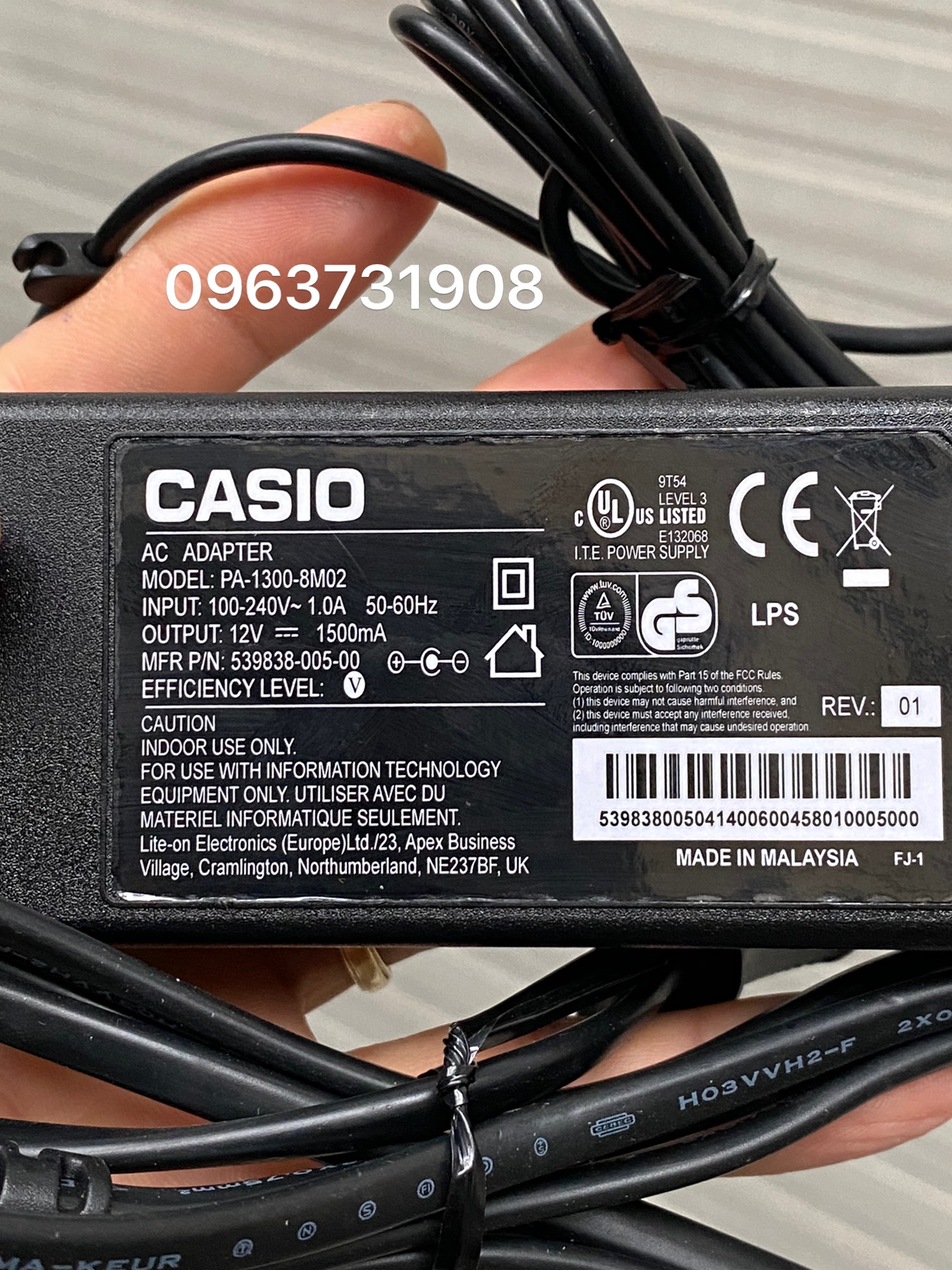 Cục nguồn cho đàn organ ctk 5000 nguyên bản casio cung cấp
