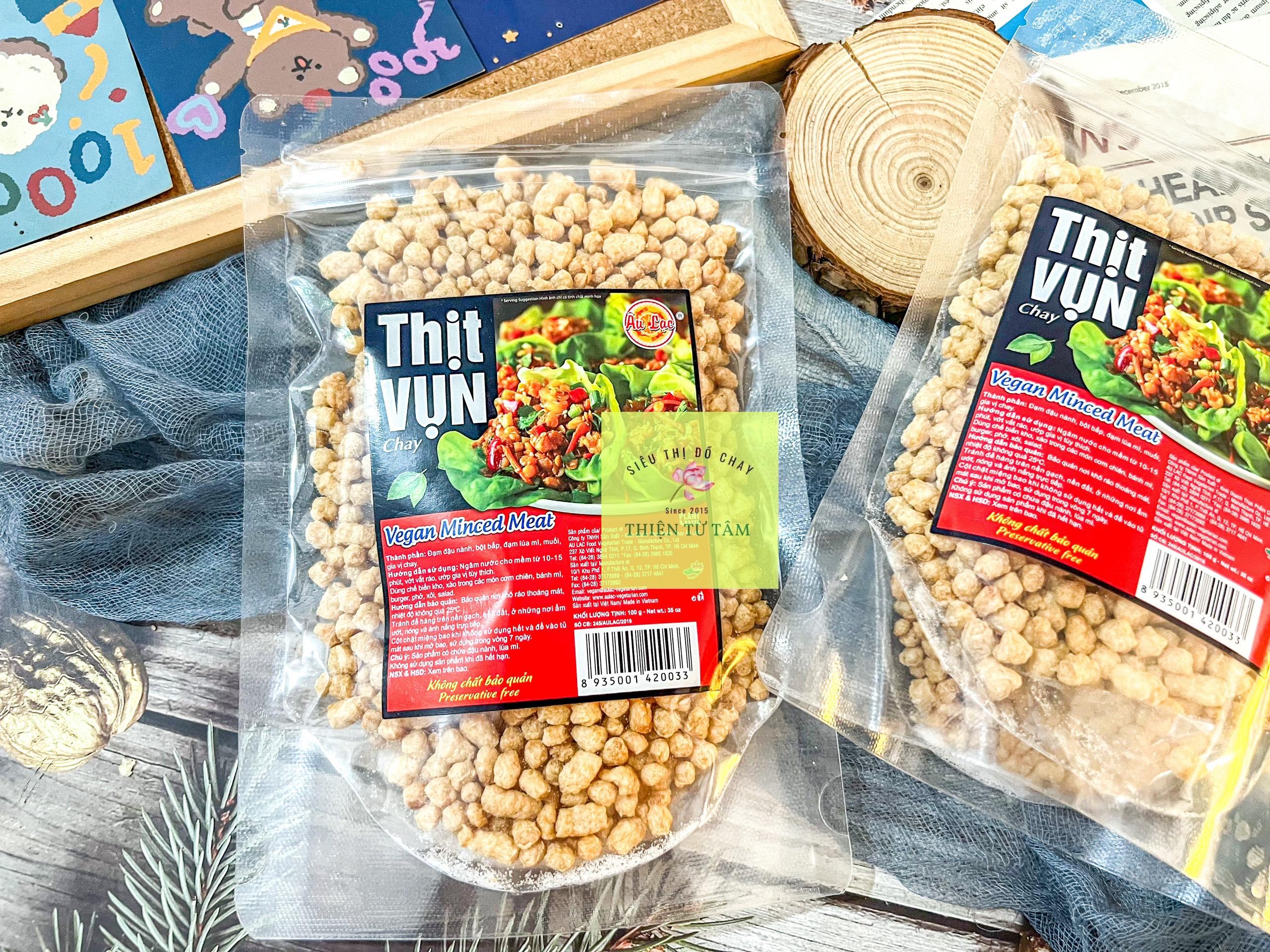 Thịt vụn chay âu lạc thơm ngon tiện lợi bịch 100g