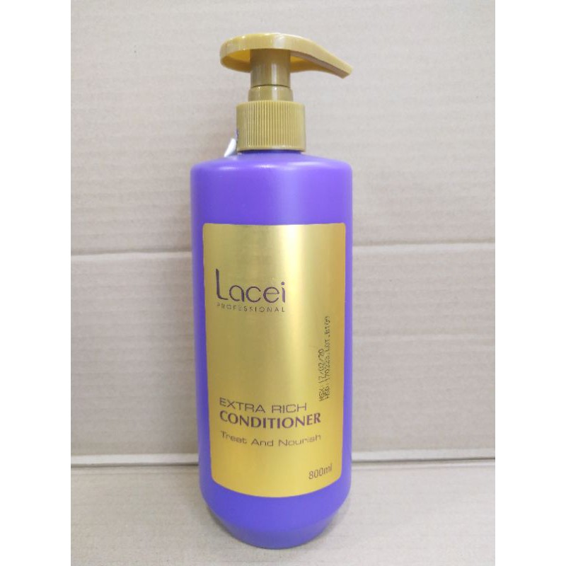 Dầu gội, xã Lacei Extra Rich phục hồi tóc hư tổn 800ml cam kết chính hãng công ty