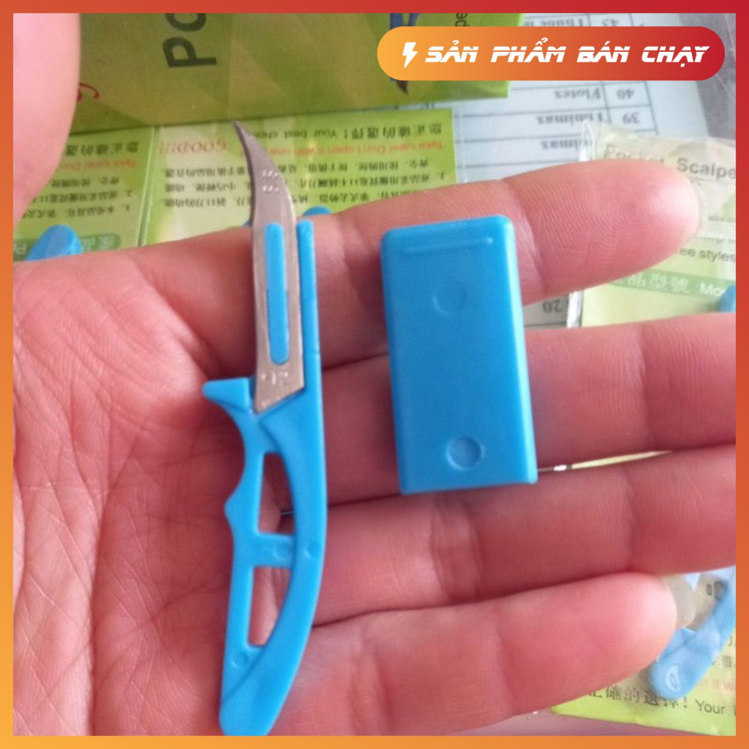 Dao Thiến Heo Chó Mèo Cán Nhựa