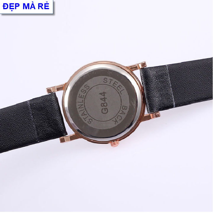 ( Tặng kèm thêm 1 viên pin ) Đồng hồ Nữ Đẹp Mà Rẻ số đá xinh xắn