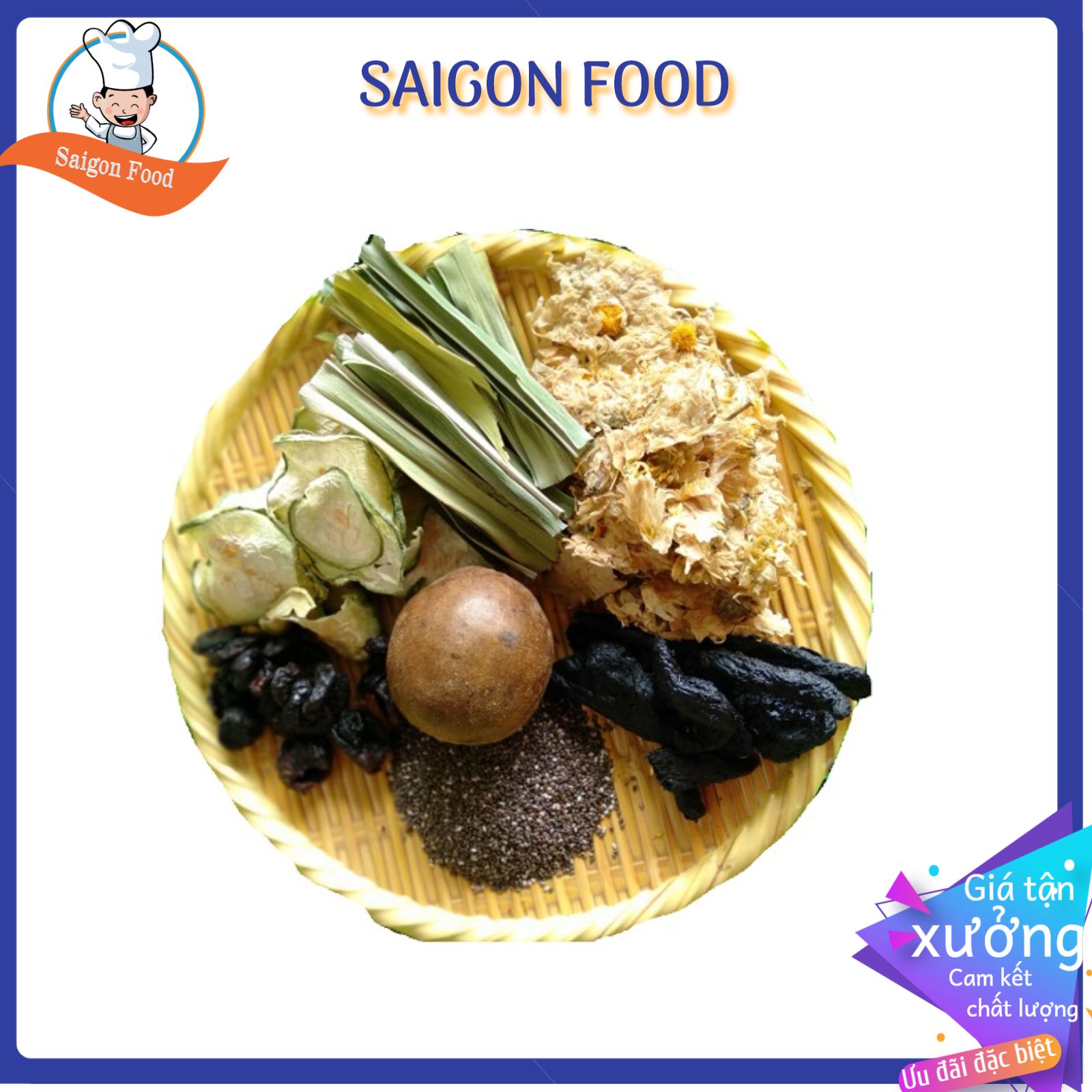 COMBO Nguyên Liệu Nấu SÂM BÍ ĐAO (7 vị như hình) - SAIGON FOOD