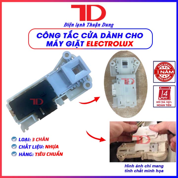Công tắc cửa máy giặt electrolux 85752 8542 10742 - điện lạnh thuận dung