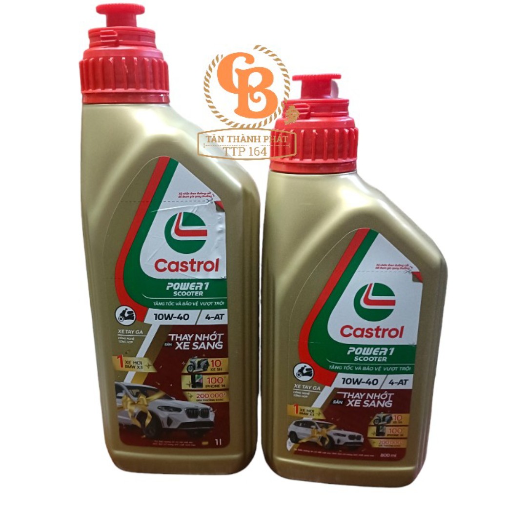 Nhớt castrol power1 scooter ( quét mã TT KM)