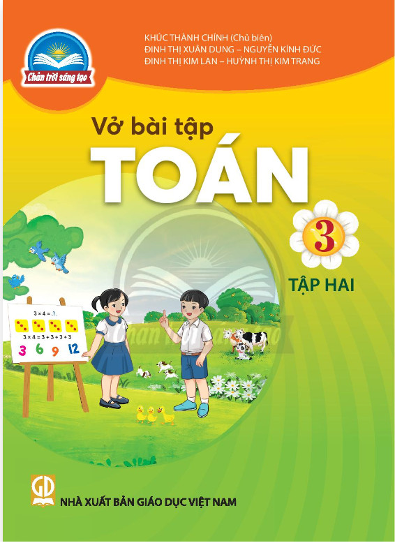 Vở bài tập toán lớp 3 tập 2 - bộ chân trời sáng tạo