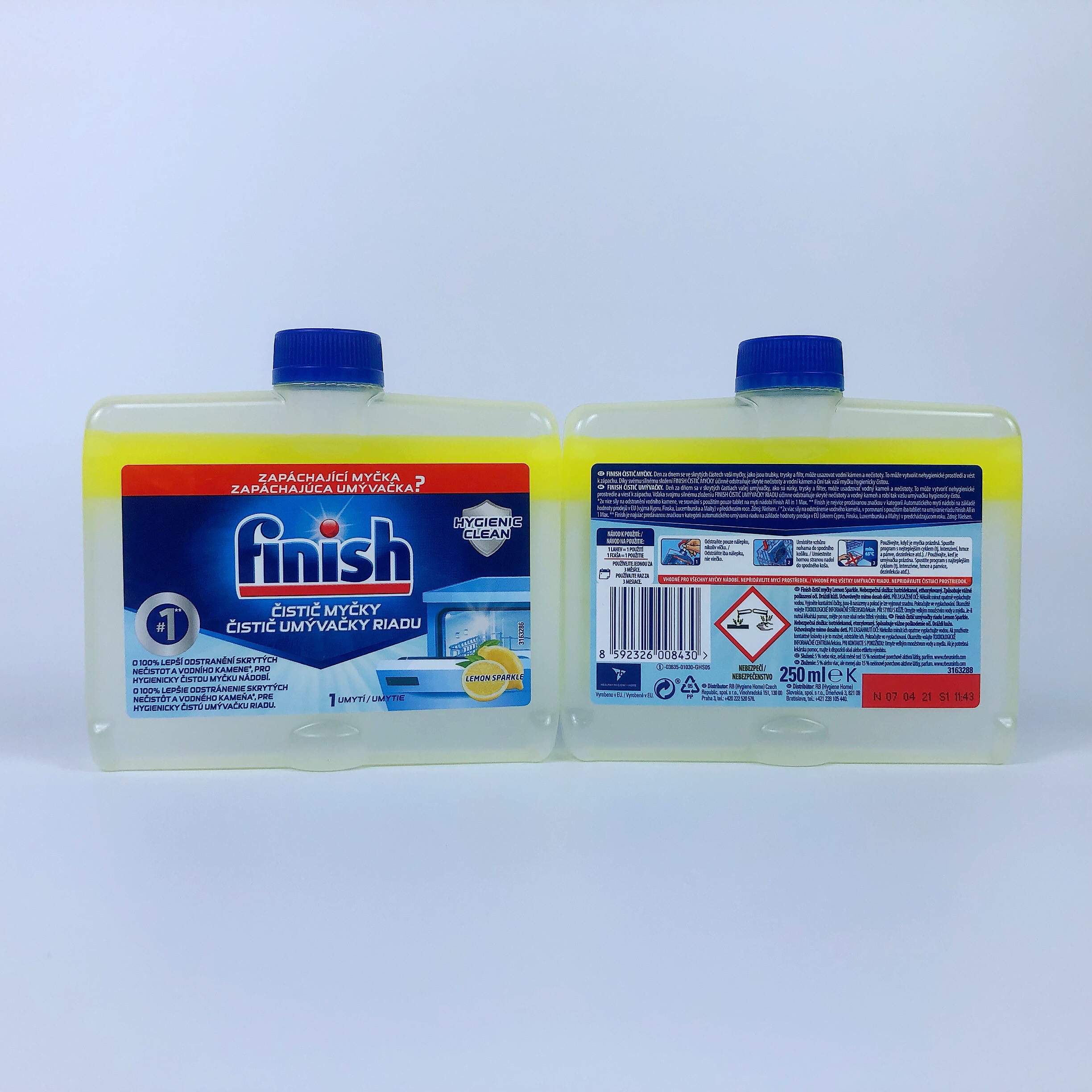 Chai Dung Dịch Vệ Sinh Máy Rửa Chén Bát Finish chai 250ml