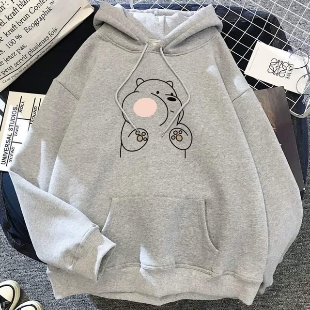 Áo hoodie gấu má phính HARI0221
