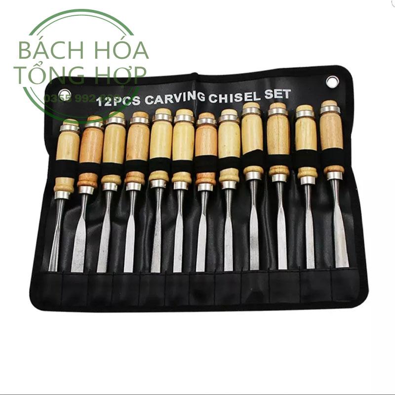 Đục Gỗ, Bộ Đục Gỗ 12 Món Chuyên Dụng